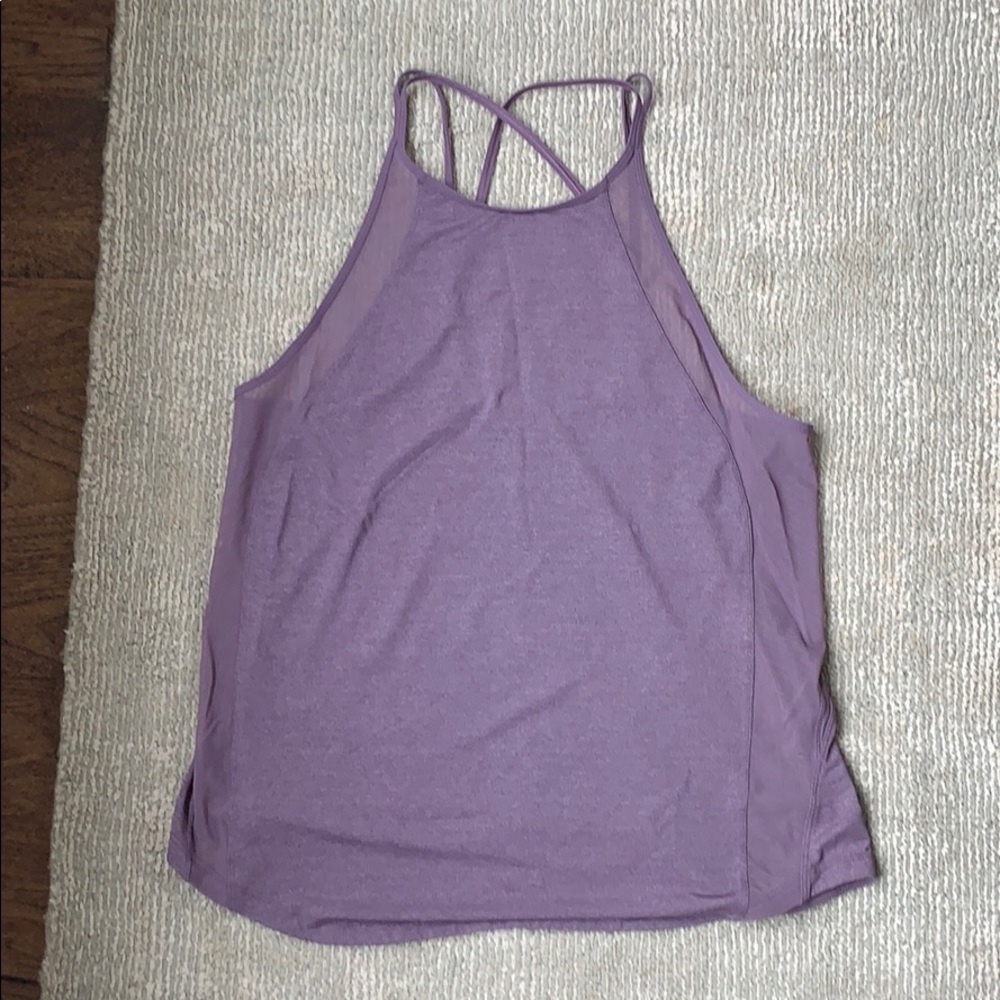 Lululemon tank with mesh detailing